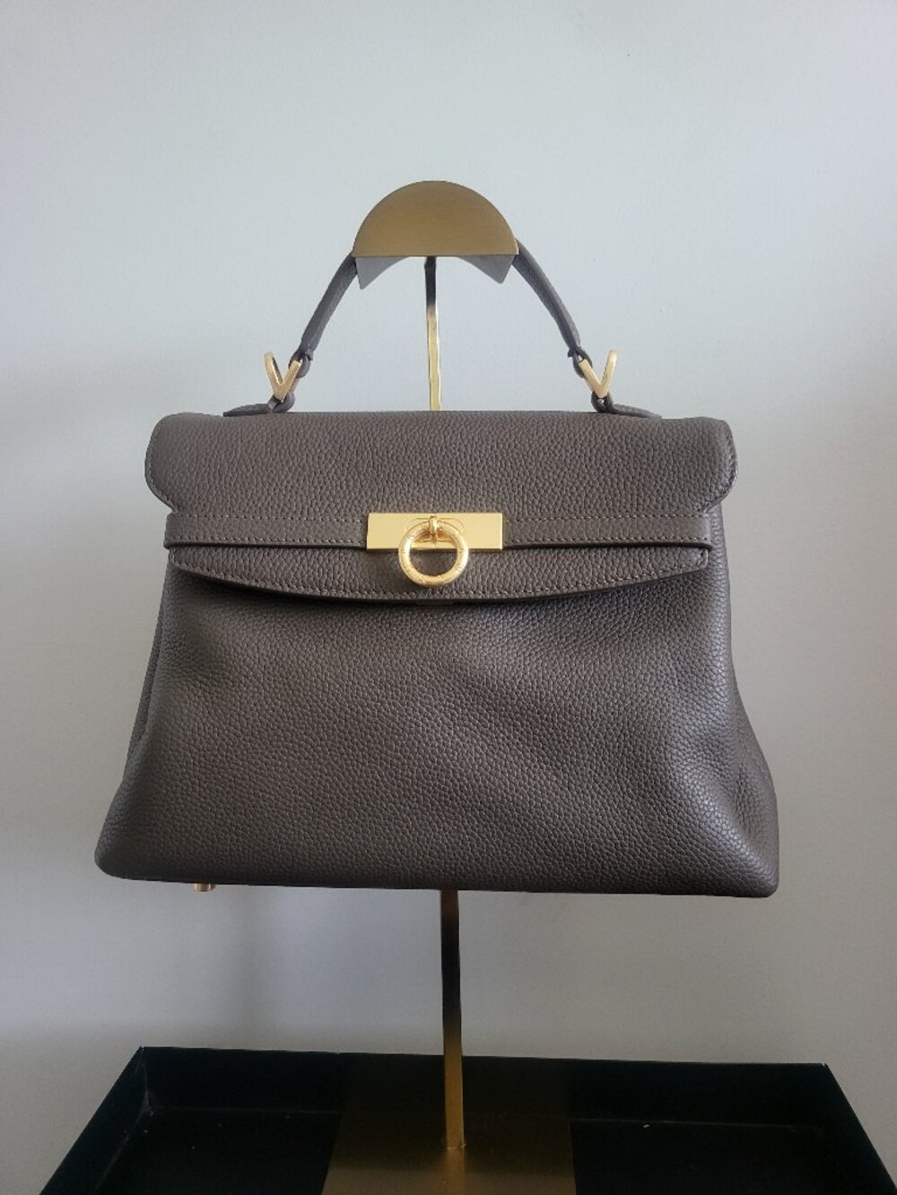 Parisa Wang Grey Grace Medium Soft top handle bag